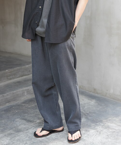 URBAN RESEARCH DOORS（アーバンリサーチドアーズ）の「FORK&SPOON　ピグメントプリントパンツ（その他パンツ・メンズ・GRAY/GREEN・4/5）」の8枚目の写真