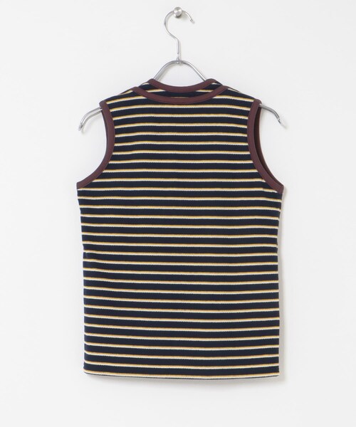 THE GOODLAND MARKET（ザグッドランドマーケット）の「&her　Border Tank（タンクトップ・レディース・GRAY/BROWN・FREE）」の19枚目の写真