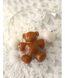 merry jenny | acrylic bear pierces(ピアス（両耳用）)