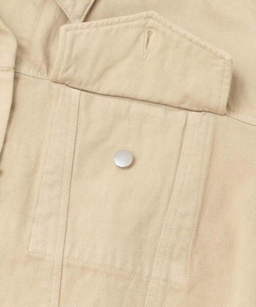 KBF（ケイビーエフ）の「パッチワークGジャン（デニムジャケット・レディース・YELLOW/BEIGE・one）」の9枚目の写真