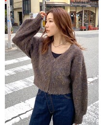 Ungrid | ダブルジップＶネックニットカーデ(カーディガン/ボレロ)