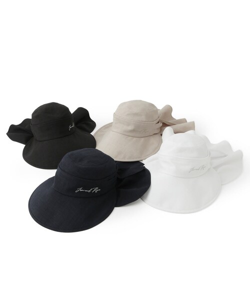 ROPE'（ロペ）の「3WAY UVハット（ハット・レディース・ブラック/ホワイト/ベージュ/ネイビー・F）」の5枚目の写真