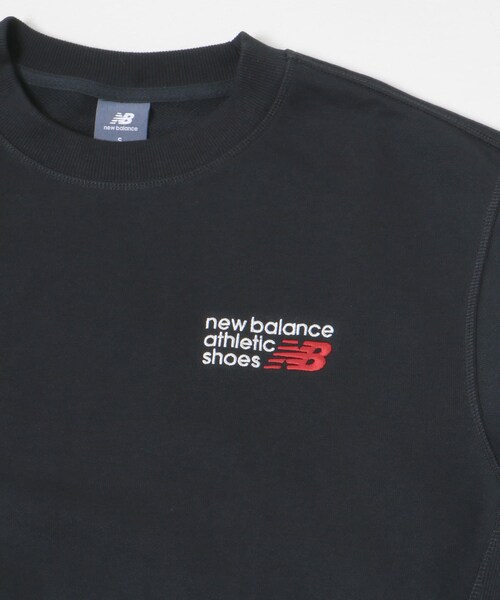 URBAN RESEARCH Sonny Label（アーバンリサーチサニーレーベル）の「NEW BALANCE　プレミアムロゴスウェットクルー（スウェット・メンズ・アッシュヘザー/ブラック/パーマフロスト・M/L/XL）」の6枚目の写真
