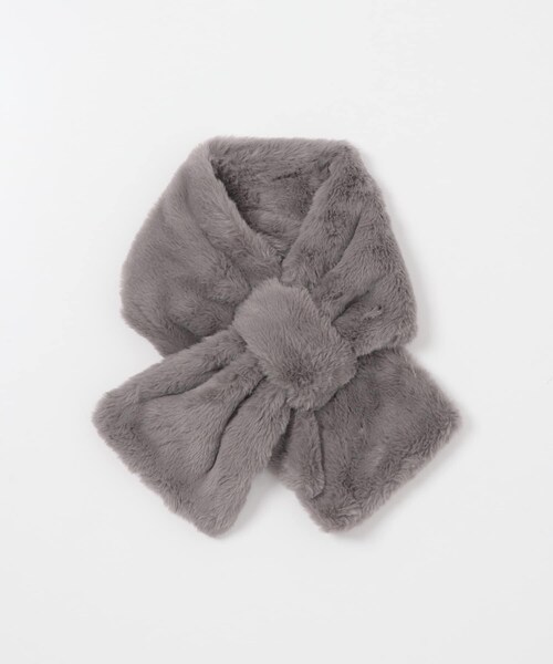 URBAN RESEARCH DOORS(アーバンリサーチドアーズ)の「エコファーティペット(マフラー・レディース・CREAM/GREIGE/CHARCOAL・one)」の7枚目の写真