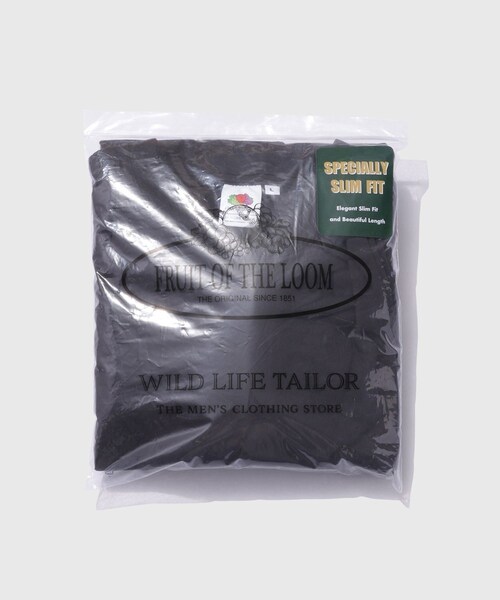 ADAM ET ROPE'(アダムエロペ)の「【FRUIT OF THE LOOM for WILD LIFE TAILOR】EX SLIM FIT 2PCS PAC TEE(Tシャツ/カットソー・メンズ・ブラック/ホワイト・L/M/S/XL)」の21枚目の写真