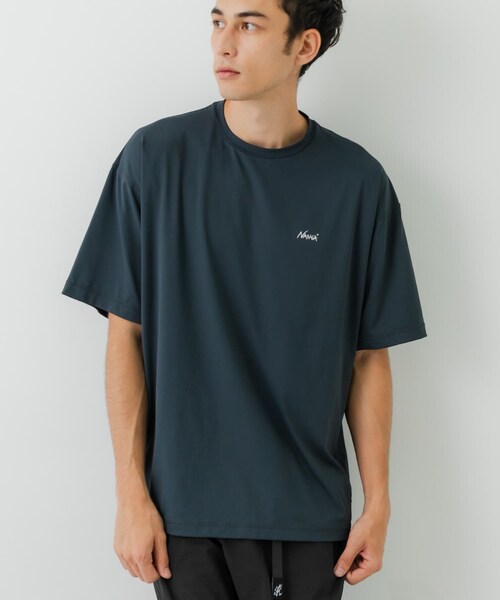 URBAN RESEARCH(アーバンリサーチ)の「『別注』NANGA×URBAN RESEARCH RASH GUARD SHORT-SLEEVE(Tシャツ/カットソー・メンズ・BLACK/CHARCOAL・M/L)」の10枚目の写真