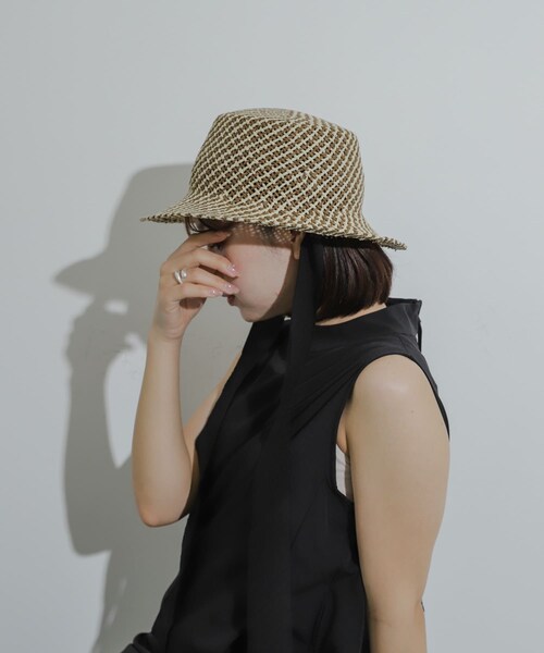 SENSE OF PLACE by URBAN RESEARCH(センスオブプレイスバイアーバンリサーチ)の「リボンツキハット(ハット・レディース・BROWN/YELLOW・one)」の22枚目の写真
