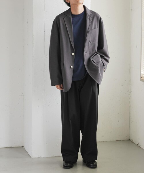 URBAN RESEARCH DOORS(アーバンリサーチドアーズ)の「FORK&SPOON TRテーラードジャケット(テーラードジャケット・メンズ・CHARCOAL/NAVY・4/5)」の9枚目の写真