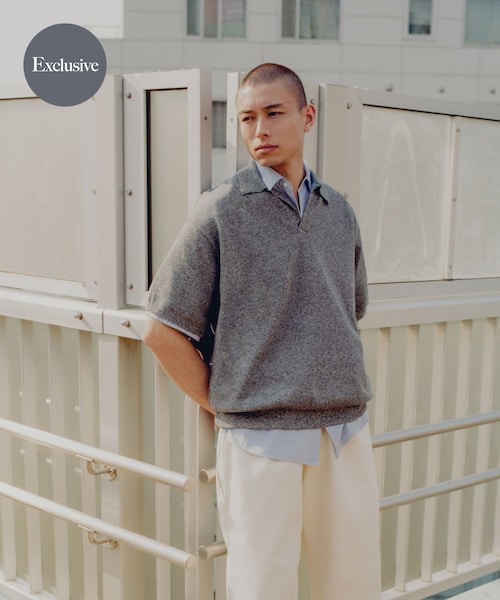 crepuscule×アーバンリサーチ Linen Skipper Polo 別注』crepuscule×URBAN RESEARCH Linen Skipper Polo 【公式通販】