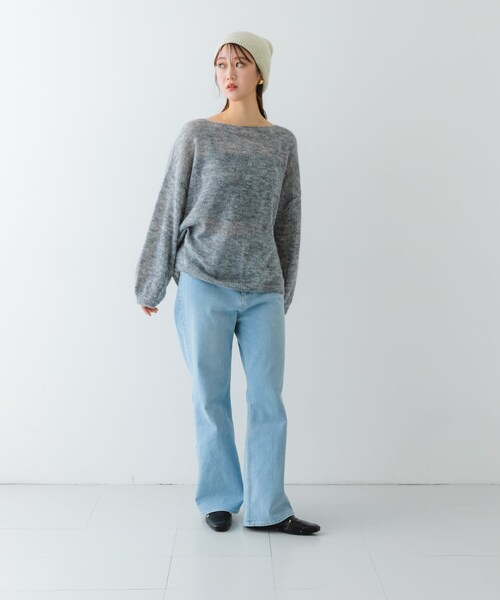 RODE SKO（ロデスコ）の「スパンコールニットワッチ（ニットキャップ/ビーニー・レディース・CHARCOAL/MILK/BLACK・one）」の10枚目の写真