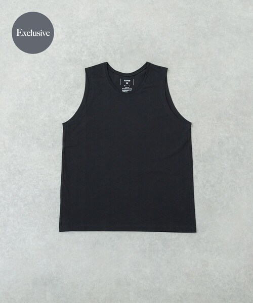 URBAN RESEARCH(アーバンリサーチ)の「『別注』FITFOR×URBAN RESEARC WIDE SLEEVE LESS T-SHIRTS(タンクトップ・メンズ・WHITE/BLACK・M/L/XL)」の3枚目の写真