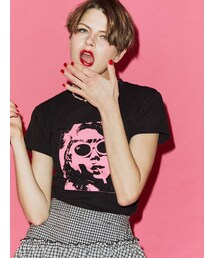 jouetie | グランジプリントフィット Tシャツ(Tシャツ/カットソー)