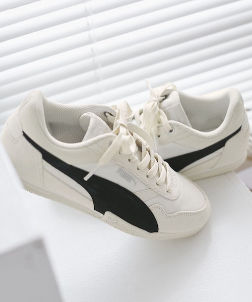 ROPE' PICNIC(ロペピクニック)の「【PUMA/プーマ】ベラドンナ ナイロンスニーカー(スニーカー・レディース・キナリ/ベージュ/ピンク・23.5/24.0/24.5)」の3枚目の写真