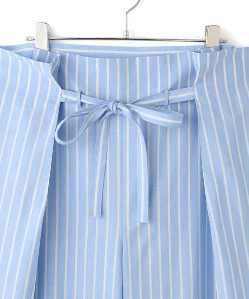 ADAM ET ROPE'（アダムエロペ）の「【EMOELLE】サマーウールイージースラックス（スラックス・レディース・ブルー系・36/38）」の10枚目の写真