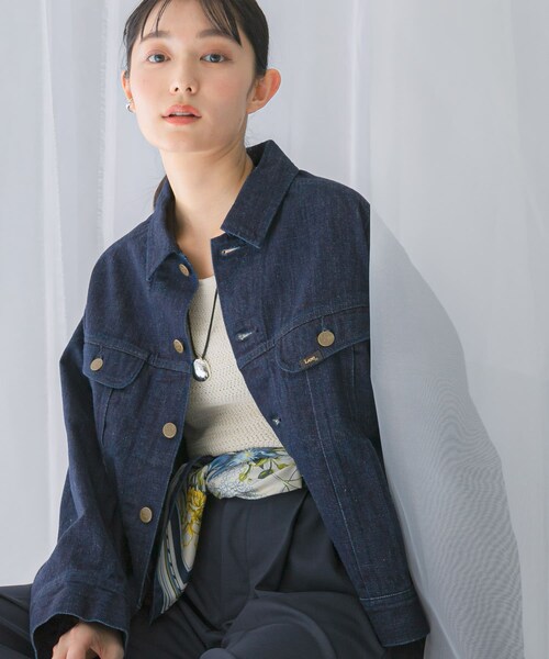 URBAN RESEARCH ROSSO（アーバンリサーチロッソ）の「『別注』Lee101×ROSSO　SHORT JACKET（デニムジャケット・レディース・ONE WASH/MEDIUMUSED・Short）」の11枚目の写真