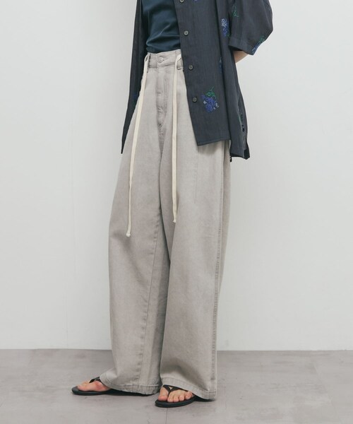 KBF（ケイビーエフ）の「『2サイズ展開』ドローストリングデニム（デニムパンツ・レディース・BLACK/BLUE/GRAY・36/38）」の15枚目の写真