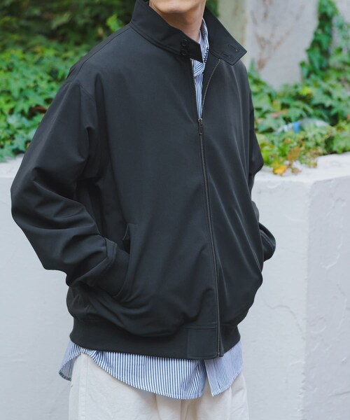 ITEMS URBANRESEARCH（アイテムズ アーバンリサーチ）の「TRストレッチ ハリントンジャケット（ブルゾン・メンズ・BLK/GRY/BEG・M/L）」の9枚目の写真