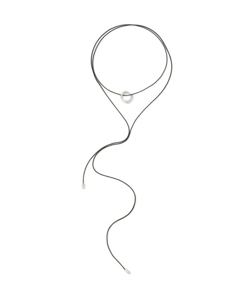 VIS（ビス）の「ニュアンスリングマルチコードネックレス（ネックレス・レディース・ゴールド/シルバー・F）」の9枚目の写真