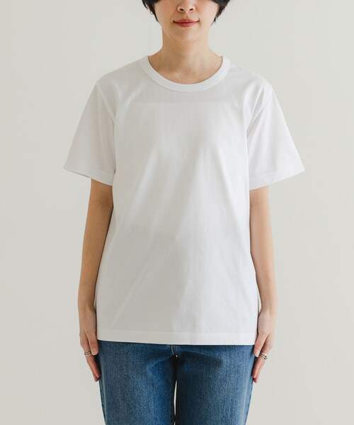 URBAN RESEARCH(アーバンリサーチ)の「『UR TECH』ベーシックTシャツ(Tシャツ/カットソー・レディース・WHITE・1/2/3)」の7枚目の写真
