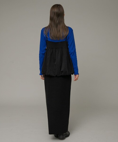 URBAN RESEARCH Sonny Label（アーバンリサーチサニーレーベル）の「バルーンキャミビスチェブラウス（その他トップス・レディース・グレージュ/ブラック/チャコール・FREE）」の10枚目の写真