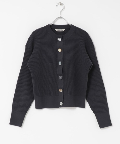 URBAN RESEARCH ROSSO（アーバンリサーチロッソ）の「Torrazzo Donna　Bijou Kint Cardigan（カーディガン/ボレロ・レディース・NAVY/BROWN・Free）」の13枚目の写真