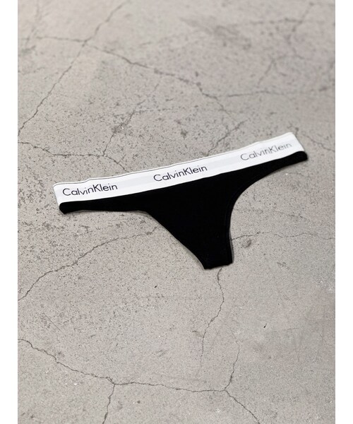 GYDA(ジェイダ)の「Calvin Klein THONG(ショーツ・レディース・グレー/ブラック・S/F)」の20枚目の写真