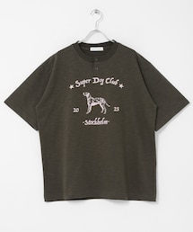 SENSE OF PLACE by URBAN RESEARCH | ヴィンテージグラフィックヘンリーネックT(Tシャツ/カットソー)