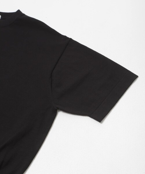 かぐれ（カグレ）の「ハイゲージコットン半袖クルーネックニット（ニット/セーター・レディース・BLACK/MINT GRAY/NAVY・Free）」の14枚目の写真