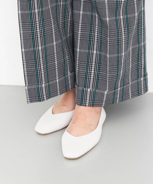 KBF（ケイビーエフ）の「スクエアバレエシューズ（バレエシューズ・レディース・CAMEL/WHITE/SILVER・36/37/38）」の8枚目の写真