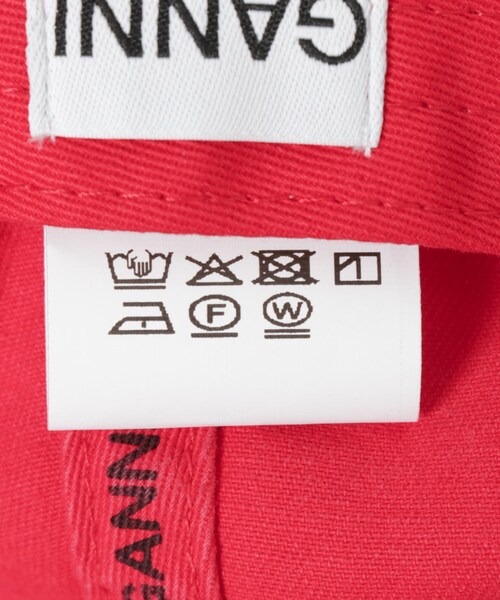 URBAN RESEARCH(アーバンリサーチ)の「GANNI Washed Cotton Canvas Cap(キャップ・レディース・Fiery Red・-)」の8枚目の写真