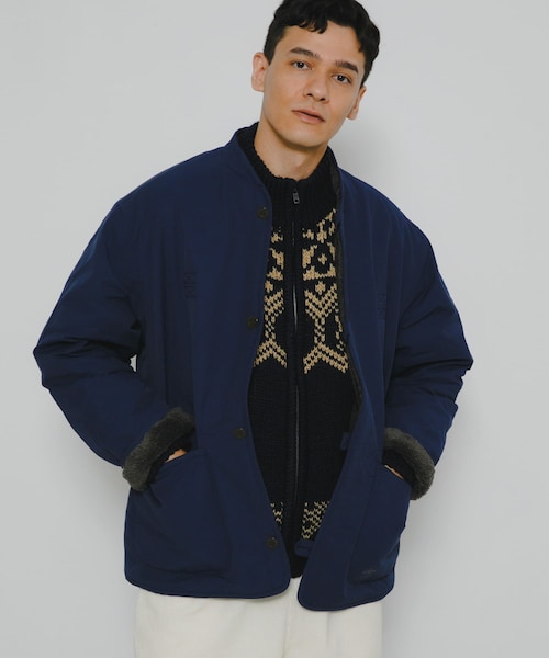URBAN RESEARCH Sonny Label（アーバンリサーチサニーレーベル）の「『別注』ARMY TWILL×Sonny Label　Reversible Jacket（テーラードジャケット・メンズ・IVORY/KHAKI/BLACK/NAVY・S/M/L）」の4枚目の写真