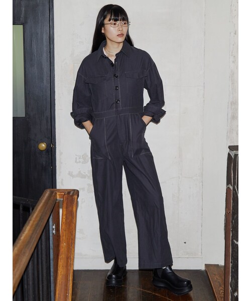 EMODA（エモダ）の「【VEQUM】STITCH JUMP SUIT（その他・レディース・グレー/ベージュ/ブラック・S/M）」の15枚目の写真