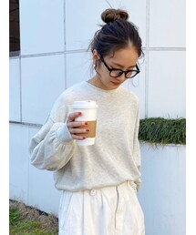 Ungrid | 【WEB限定】スリーブボリュームワッフルロングスリーブTee(Tシャツ/カットソー)