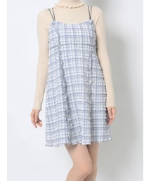merry jenny | checkミニキャミワンピース(ワンピース)