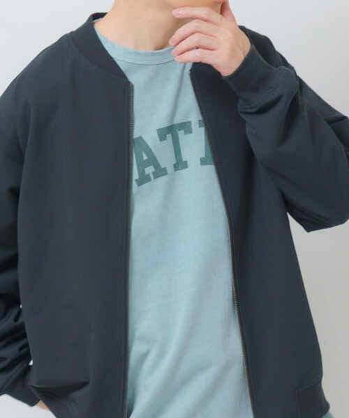 ITEMS URBANRESEARCH(アイテムズ アーバンリサーチ)の「TRストレッチ ジップアップブルゾン(ブルゾン・メンズ・BLK/GRY/BEG・M/L)」の11枚目の写真