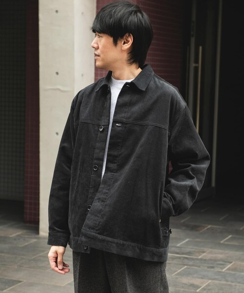 URBAN RESEARCH DOORS（アーバンリサーチドアーズ）の「コーデュロイ トラッカージャケット（テーラードジャケット・メンズ・D.CHARCOAL/BROWN/MOCHA・M/L）」の19枚目の写真