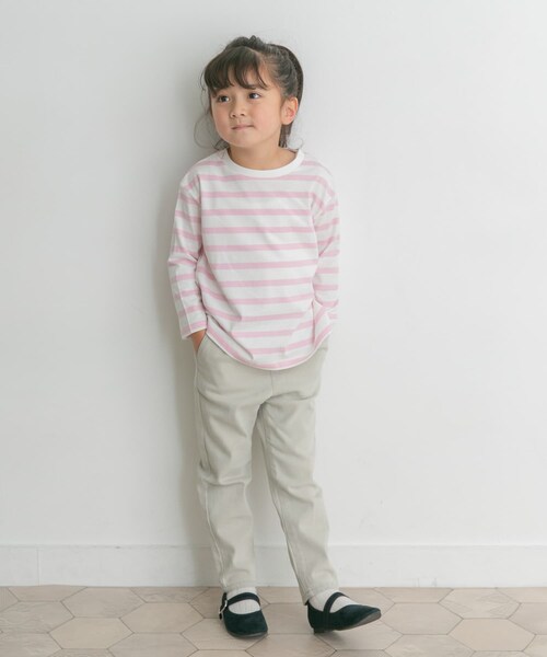 URBAN RESEARCH DOORS(アーバンリサーチドアーズ)の「『親子リンク』ボーダーワイドプルオーバー(KIDS)(その他トップス・キッズ・NVY/PINK/BLUE・105/120/135/150)」の17枚目の写真