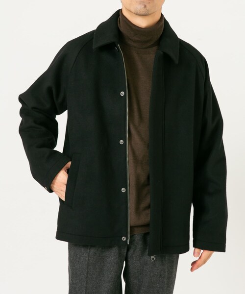 URBAN RESEARCH ROSSO（アーバンリサーチロッソ）の「スーパー100 ショートブルゾン（ブルゾン・メンズ・NAVY/BLACK・M/L）」の8枚目の写真