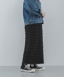 URBAN RESEARCH Sonny Label | 『一部WEB限定サイズ』カットフリルナロースカート(スカート)