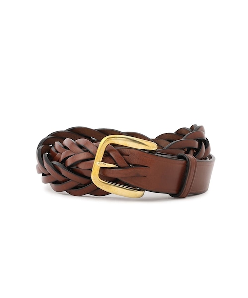 ADAM ET ROPE'（アダムエロペ）の「【J'aDoRe・店舗限定】【TORY LEATHER（トリーレザー）】1/4  inch long tip braided belt（ベルト・レディース・ブラック/ブラウン・F）」の5枚目の写真