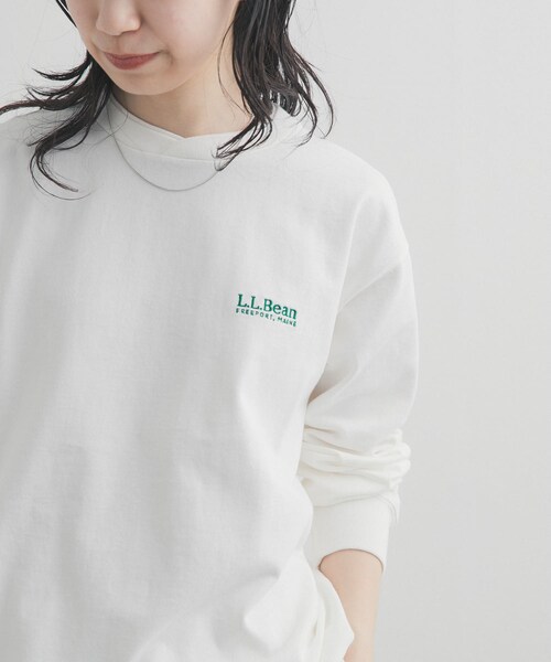 URBAN RESEARCH DOORS(アーバンリサーチドアーズ)の「L.L.Bean JAPAN EDITION LONGSLEEVET-SHIRTS(Tシャツ/カットソー・レディース・WHITE/BIRCH/GREY/SAX/RED/NAVY・M)」の7枚目の写真