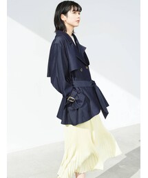 LAGUNAMOON | デニムライクミドルトレンチコート(トレンチコート)