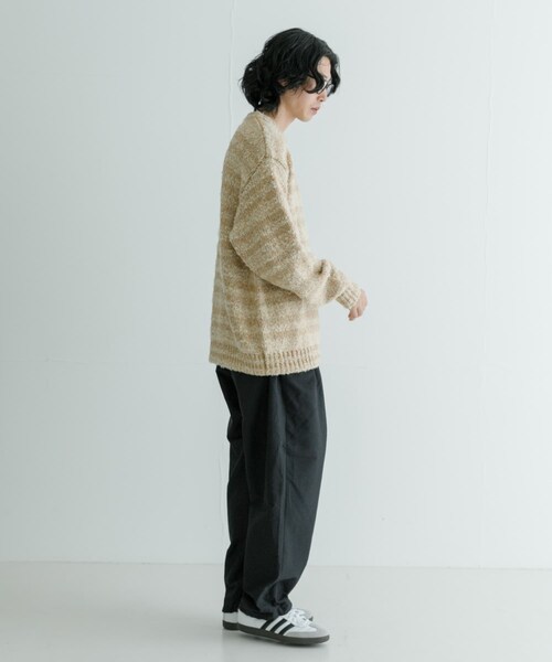 URBAN RESEARCH（アーバンリサーチ）の「URBAN RESEARCH iD　ブークレメランジニット（ニット/セーター・メンズ・GRAY/BEIGE・M/L）」の20枚目の写真