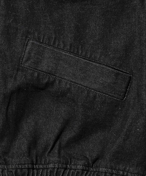 ADAM ET ROPE'(アダムエロペ)の「13oz デニムボマーブルゾン / ADAM ET ROPE' JEANS(ブルゾン・メンズ・ブラック系/ネイビー・L/M)」の22枚目の写真