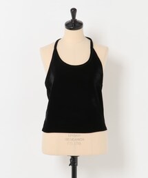 URBAN RESEARCH | ホルターネックベロアビスチェ(その他トップス)