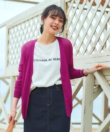 nissen | 大きいサイズ 洗濯機で洗えるさらっと軽いひんやりカーディガン（ＵＶカット・接触冷感・遮熱・毛玉防止）(カーディガン/ボレロ)