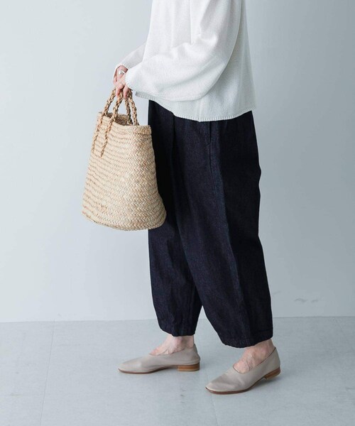 かぐれ（カグレ）の「デニムクロップドパンツ（デニムパンツ・レディース・INDIGO・FREE）」の8枚目の写真