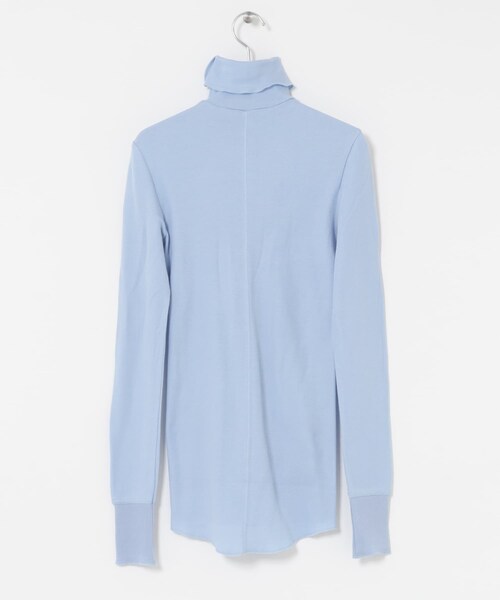 かぐれ（カグレ）の「1dozen　タイト ハイネック ロングTシャツ（Tシャツ/カットソー・レディース・White/Top M Gray/Ash blue・1）」の10枚目の写真