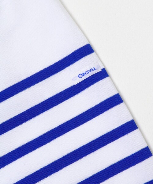 かぐれ（カグレ）の「ORCIVAL　BOAT NECK LONG-SLEEVE PULLOVER（Tシャツ/カットソー・レディース・BLUE/STEEL GREY・6）」の11枚目の写真