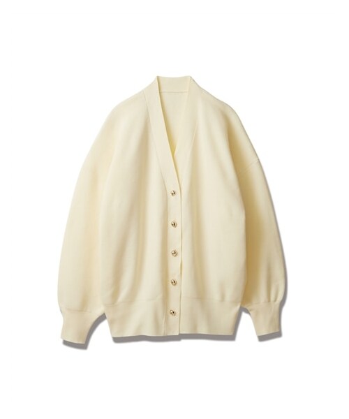 nissen（ニッセン）の「【Essenave】Ｖネックニットカーディガン（ニット/セーター・レディース・アイボリー/グレー・MTT・LTT/LLTT・3LTT/4LTT・5LTT）」の7枚目の写真